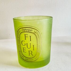 DIPTYQUE Green Glass Candle Holder